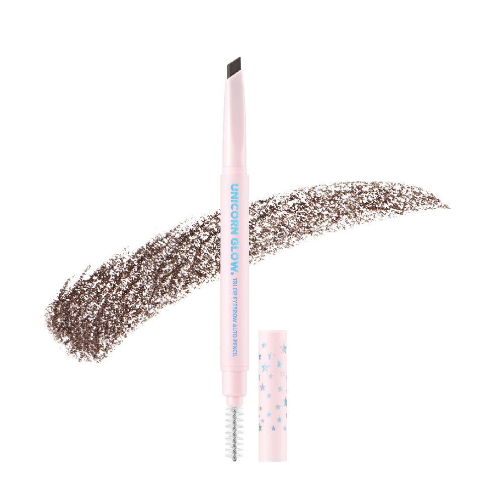 Unicorn Glow Tri Tip Eyebrow Auto Pencil 02 Medium Brown