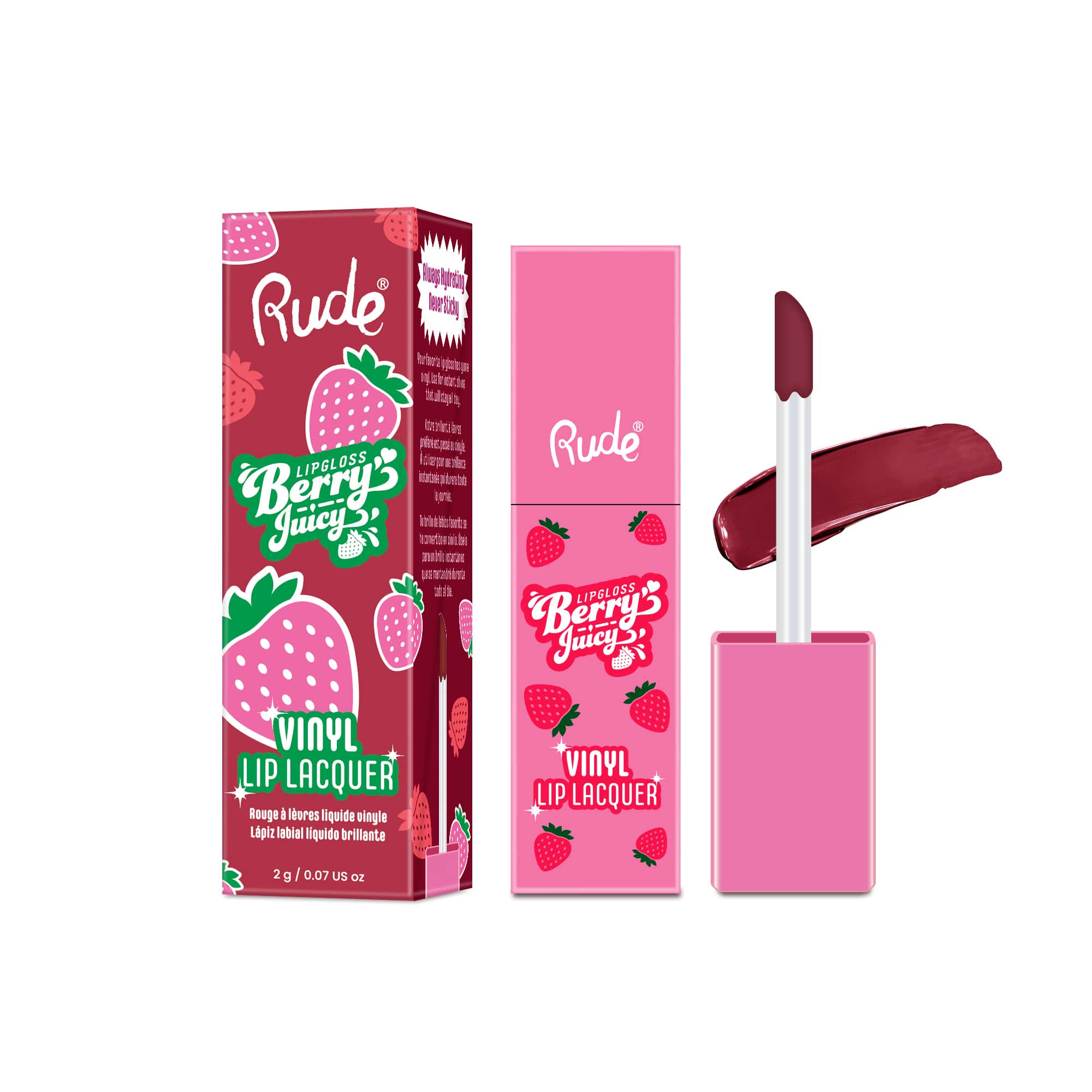 Rude Berry Juicy Vinyl Lip Laquer BERRYLICIOUS