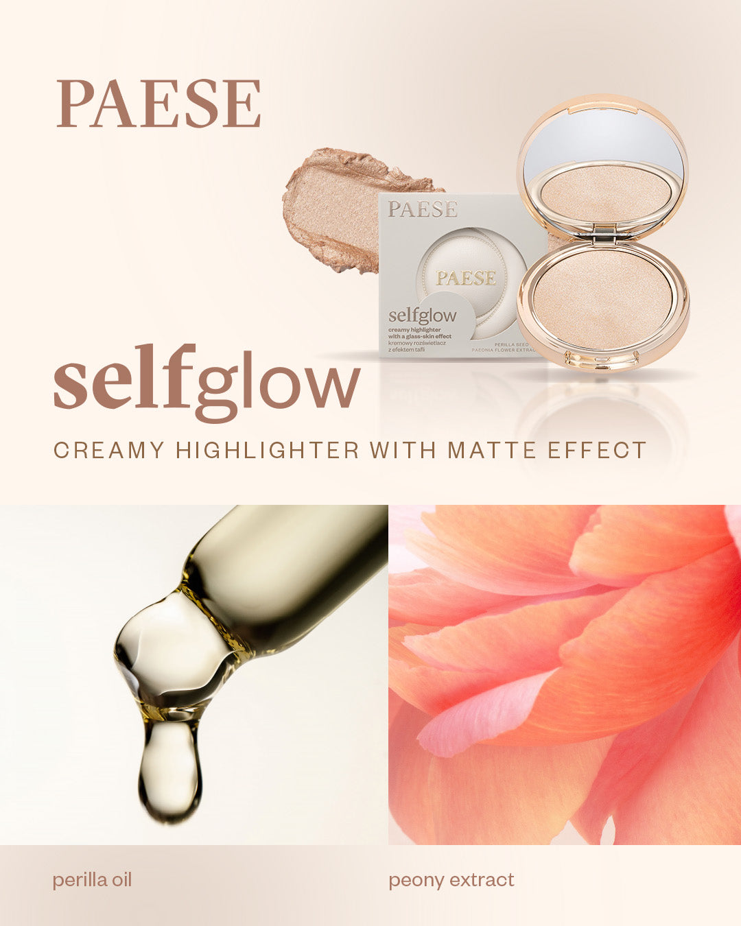PAESE Selfglow Creamy Highlighter